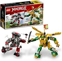 LEGO® NINJAGO® Lloyd’s Mech Battle EVO 71781 Building Toy Set (223 Pieces)