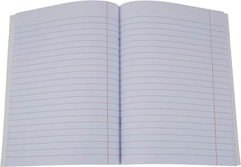 FIS fsebsrm200n single line right margin 200 pages exercise book 6-pack, 16.5 cm x 21 cm size