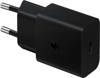 سامسونج شاحن حائط [C-15W] مع كابل، اسود، USB