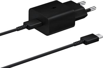 Samsung Wall Charger[C-15W] with cable, Black, USB