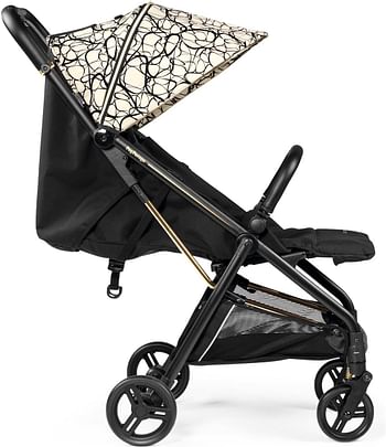 Peg Perego SELFIE GRAPHIC Lightweight Stroller BLACK/GOLD/WHITE