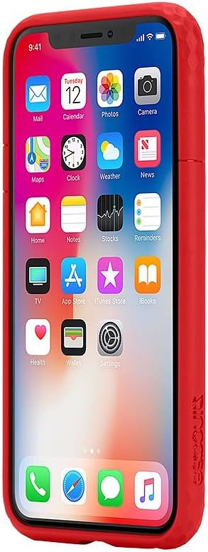 Incase Frame Case For Iphone X - Red, Inph190376-Red