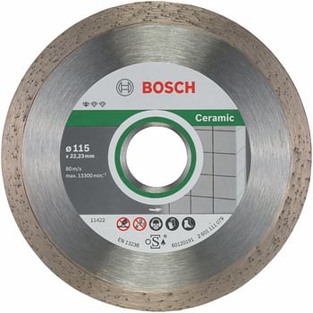 Bosch professional 2608603231 standard for ceramic diamond cutting disc, silver, 115 mm