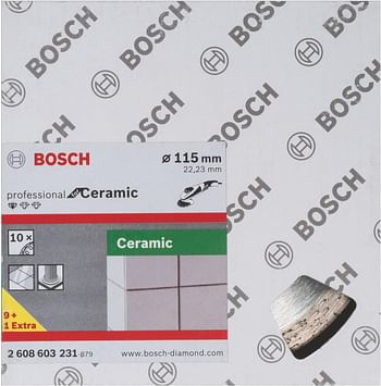 Bosch professional 2608603231 standard for ceramic diamond cutting disc, silver, 115 mm