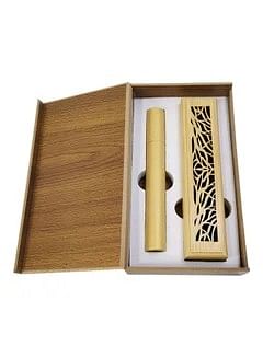 Generic Incense Burner With 25 Maroki Sticks Beige/Brown/Yellow 200grams