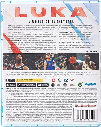 Nba 2K22 الإصدار العادي (ExclUSive) Nmc (Ps5)