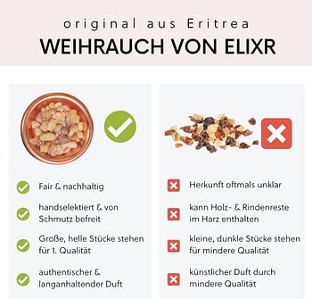 ELIXR Frankincense for Smoking I Boswellia Serrata I 1. Quality from Eritrea