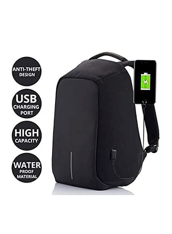 Anti-Theft Laptop Bagpack Black