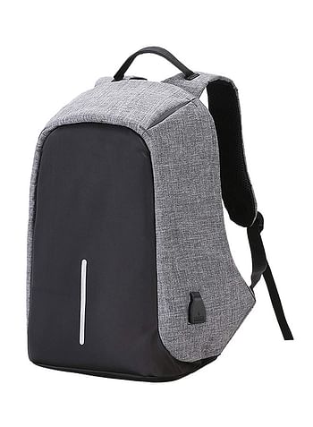 Bobby Anti-Theft Backpack With External Usb Charging Port Grey