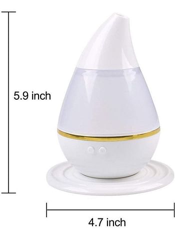 Electric Oil Diffuser Humidifier 250ML White