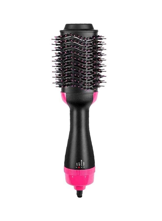 2-in-1 Hair Dryer And Volumizer Brush Black/Pink