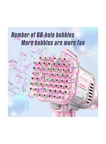 Jawda Bazooka Bubble Gun Assorted 60 Holes