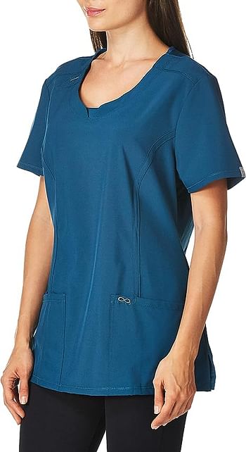 Cherokee Workwear Women's Infinity Crew Neck Scrubs Shirt