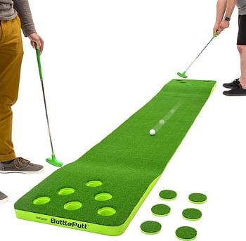 Gosports Battleputt Golf Putting Game, 2-On-2 Pong Style Play With 11" Putting Green, 2 Putters And 2 Golf Balls