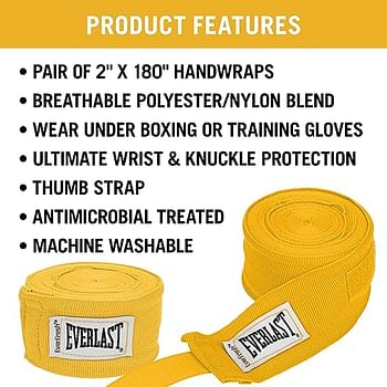 Everlast Professional Hand Wraps 180-Inch