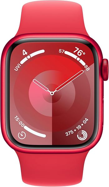 Apple Smart Watch Series 9 41MM/SM (GPS) (MRXG3LL/A) Red Aluminum / Red