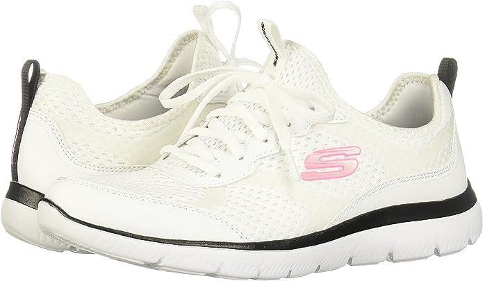 Skechers Women's Sneaker Summits-Free Classics 149535/WBHP - 7.5 US / 37.5 EU / White