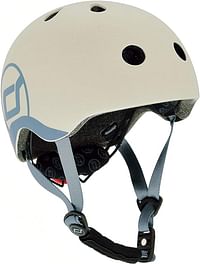 Scoot and Ride - Matte Finish Children's Helmet with Adjustable Straps - Includes LED Safety Light and Soft Fleece Padding for Extra Protection 45 Bis 51cm