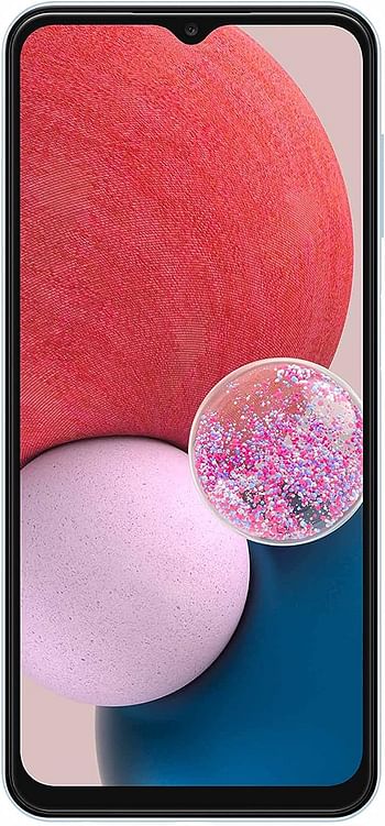 Samsung Galaxy A13 Mobile Phone Dual SIM Android Smartphone 6.6 Inch Infinity-V Display, 4GB RAM, 128GB Storage, 5, 000 Mah Battery, Light Blue, Android 12