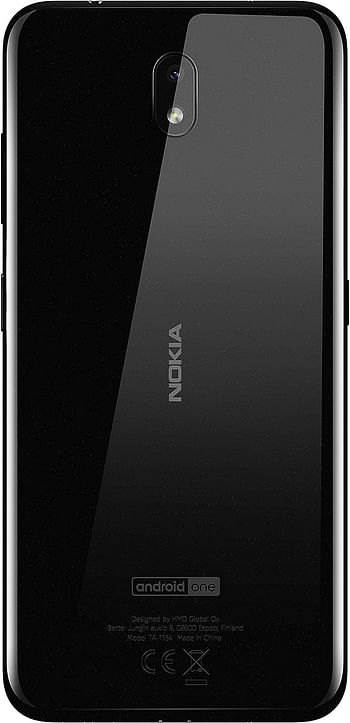 NOKIA 3.2 Android Smartphone, 3GB RAM, 64GB Memory, 6.26” HD+ screen, Fingerprint Sensor - Steel