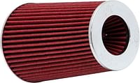 K&N Universal Clamp-On Air Intake Filter: High Performance, Premium Washable Replacement Filter: Flange Diameter: 4 In, Filter Height: 9.5 In, Flange Length: 1.125 In, Shape: Round Tapered, RG-1002RD