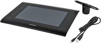 Monoprice 110594 10 x 6.25-inch Graphic Drawing Tablet (4000 LPI, 200 RPS, 2048 Levels),10" x 6.25" 5080 LPI, Black