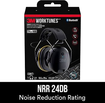 3M WorkTunes Wireless Hearing Prot with Bluetooth, 90543H1-DC-PS, 1 unit/Pack