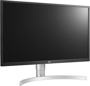 LG 27 inch 4K UHD IPS LED HDR Monitor with Radeon Freesync Technology and HDR 10 27UL550-W - Silver