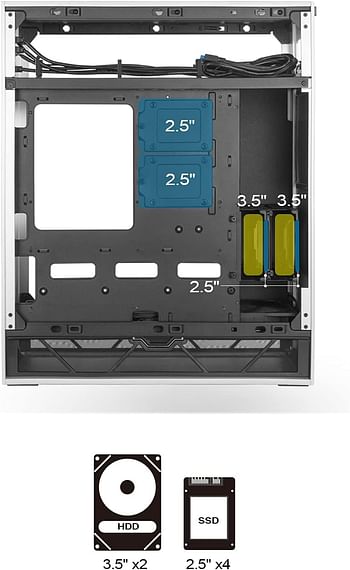 SilverStone Technology ALTA F1, black, Stack effect design ATX tower with aluminum shell and tempered glass, SST-ALF1B-G