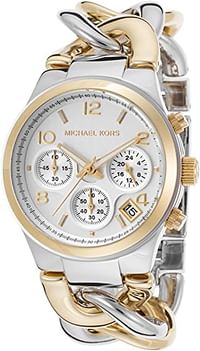 Michael Kors Women's Silver Dial Stainless Steel Band Watch - MK3199