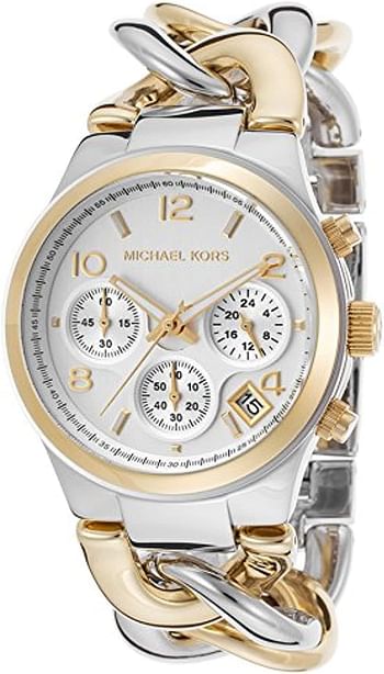 Michael Kors Women's Silver Dial Stainless Steel Band Watch - MK3199