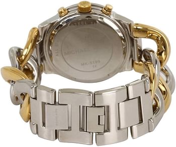 Michael Kors Women's Silver Dial Stainless Steel Band Watch - MK3199