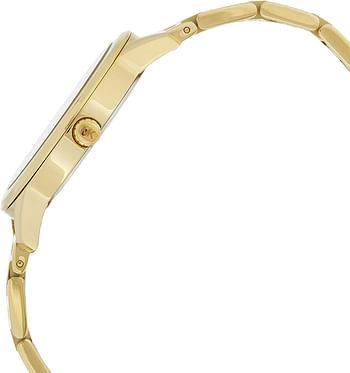 Michael Kors Womens Hartman Goldtone 3 Hand Watch