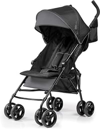 Summer Infant 3Dmini® Convenience Ultra Light weight/Compact fold Stroller/Pram with Storage pouch & dual cup holders suitable for Babies/Infant/Kids, From 6 months to 4 Years | 112 x 21 x 19 Cm | Gray.