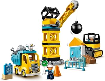 LEGO® DUPLO® Construction Wrecking Ball Demolition 10932 Building Toy (56 Pieces)