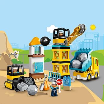 LEGO® DUPLO® Construction Wrecking Ball Demolition 10932 Building Toy (56 Pieces)