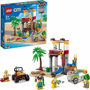 LEGO City Beach Lifeguard Station 60328 Building Kit (211 Pieces)