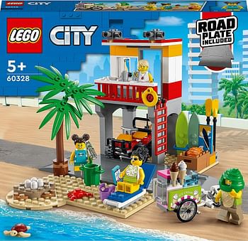 LEGO City Beach Lifeguard Station 60328 Building Kit (211 Pieces)