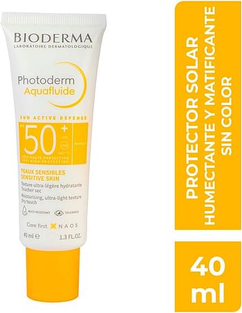 Bioderma Photoderm MAX Aquafluide SPF 50+ Face Sunscreen, 40ml/Multicolor