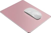 VAYDEER Mouse Pad for Magic Mouse,Aluminum Metal Mouse Pad Premium Ultra Thin Smooth Hard Mouse Mat Anti-Slip Double Side Mouse Mat Waterproof Fast & Accurate Control for Gaming and Office