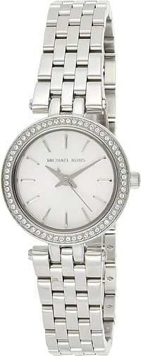 Michael Kors Women's Petite Darci Three-Hand, Stainless Steel Watch, MK3294