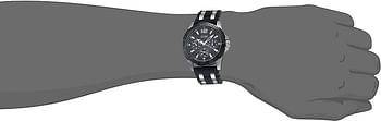 Guess Mens Quartz Watch, Analog Display and Rubber Strap W0366G1