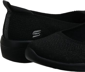 Skechers Women's Arya Shoes 1041092 BBK US8.5 / EU 38.5