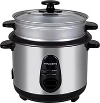 Frigidaire 1L Non Stick Rice Cooker & Steamer FD9010, Stainless Steel