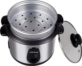 Frigidaire 1L Non Stick Rice Cooker & Steamer FD9010, Stainless Steel