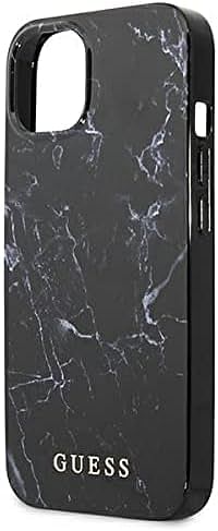 Guess PC/TPU Marble Design Case For iPhone 13 (6.1") - Black