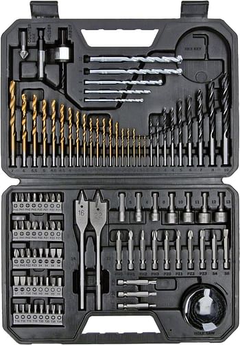 Bosch 2608594070 Mixed Accessory Set 103 Piece - Black