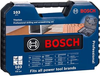 Bosch 2608594070 Mixed Accessory Set 103 Piece - Black