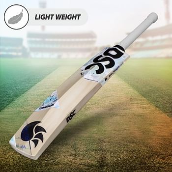 Dsc Condor Glider Grade 2 English Willow Cricket Bat (Size: Short Handle, Ball_ Type : Leather Ball, Playing Style : All-Round)