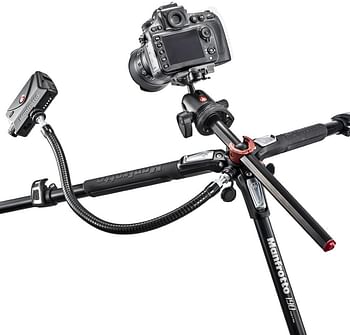 Manfrotto 190XPRO Aluminum 3-Section Camera Tripod - MT190XPRO3